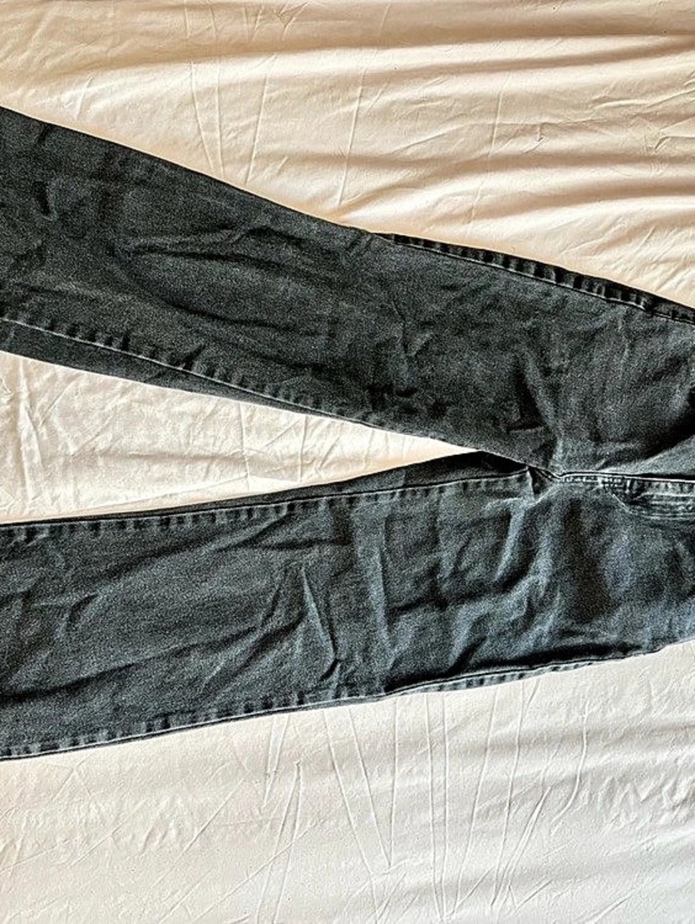 Straight Leg Jeans in Black Waist 32 Like New
